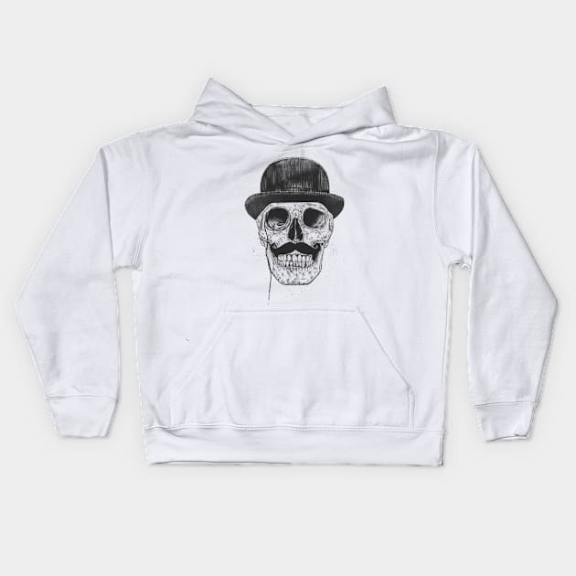 Gentlemen never die Kids Hoodie by soltib